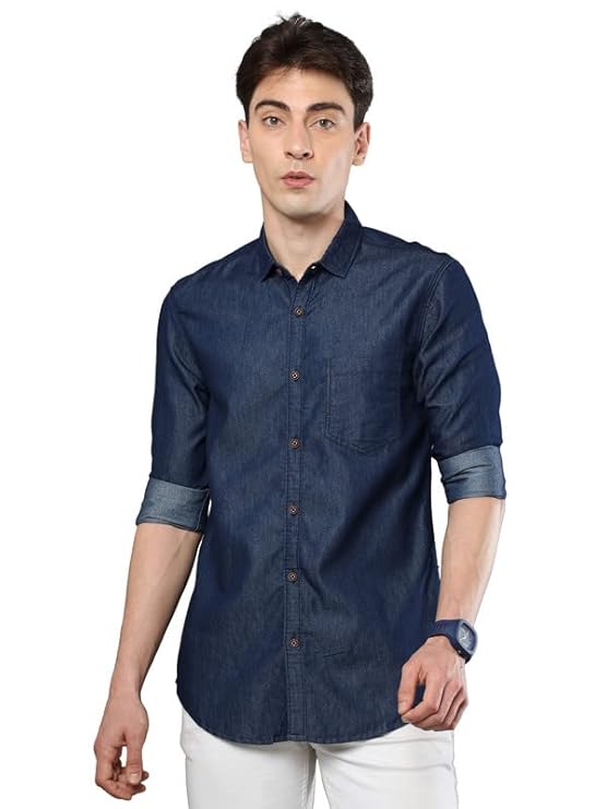 STREETKING Street King Men Denim Casual Shirts