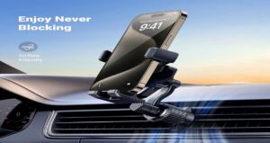 UGREEN Car Phone Holder Air Vent, 2024 Gravity Mount, Enjoy The Comfort of AC, Auto Lock Cradle, Compatible with iPhone 16 Pro Max