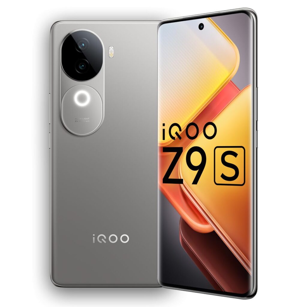iQOO Z9s 5G Titanium Matte, 8GB RAM, 128GB Storage 120 Hz 3D Curved AMOLED Display 5500 mAh Ultra-Thin Battery Dimesity 7300 5G Processor